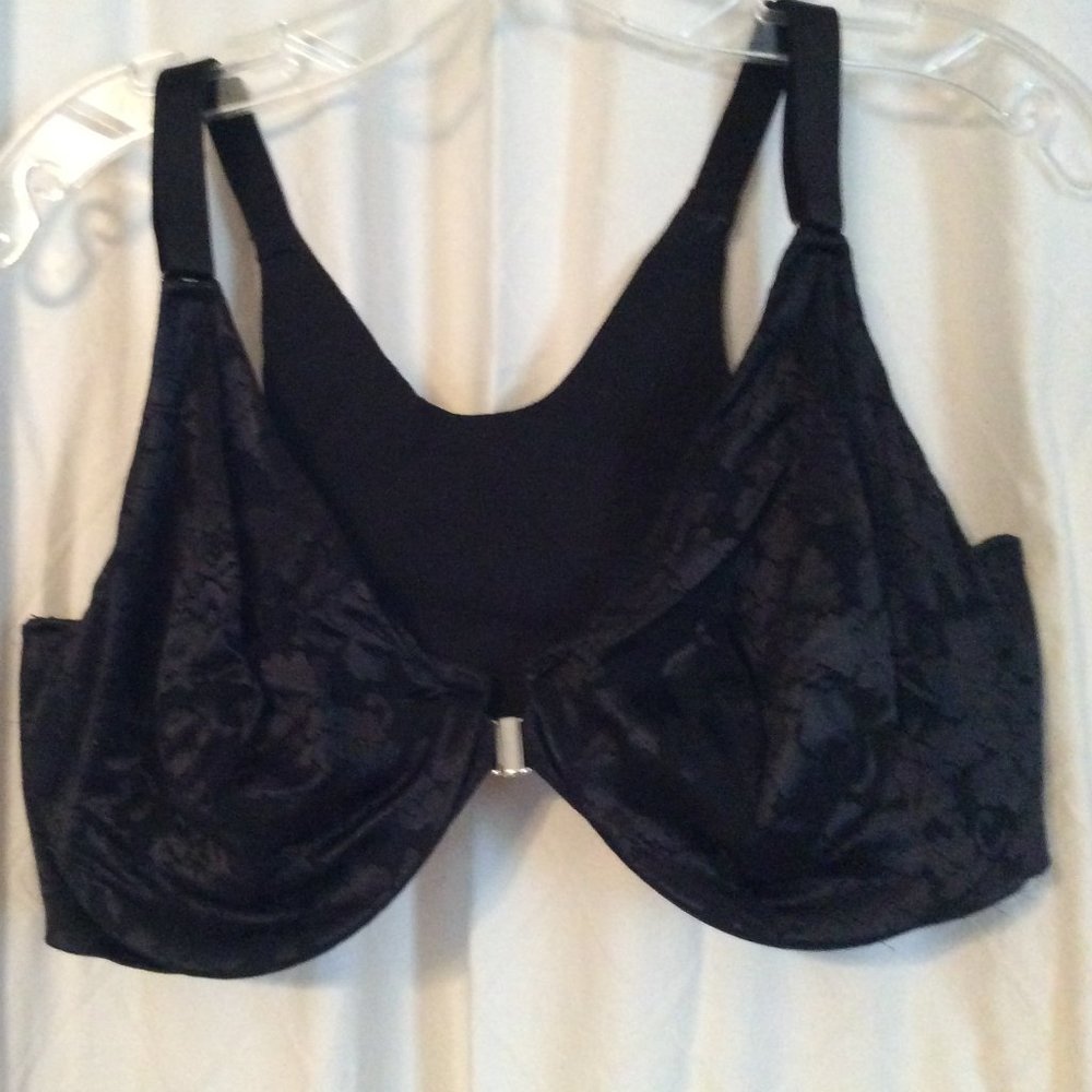 Soma Black Front Close Racer Back Bra